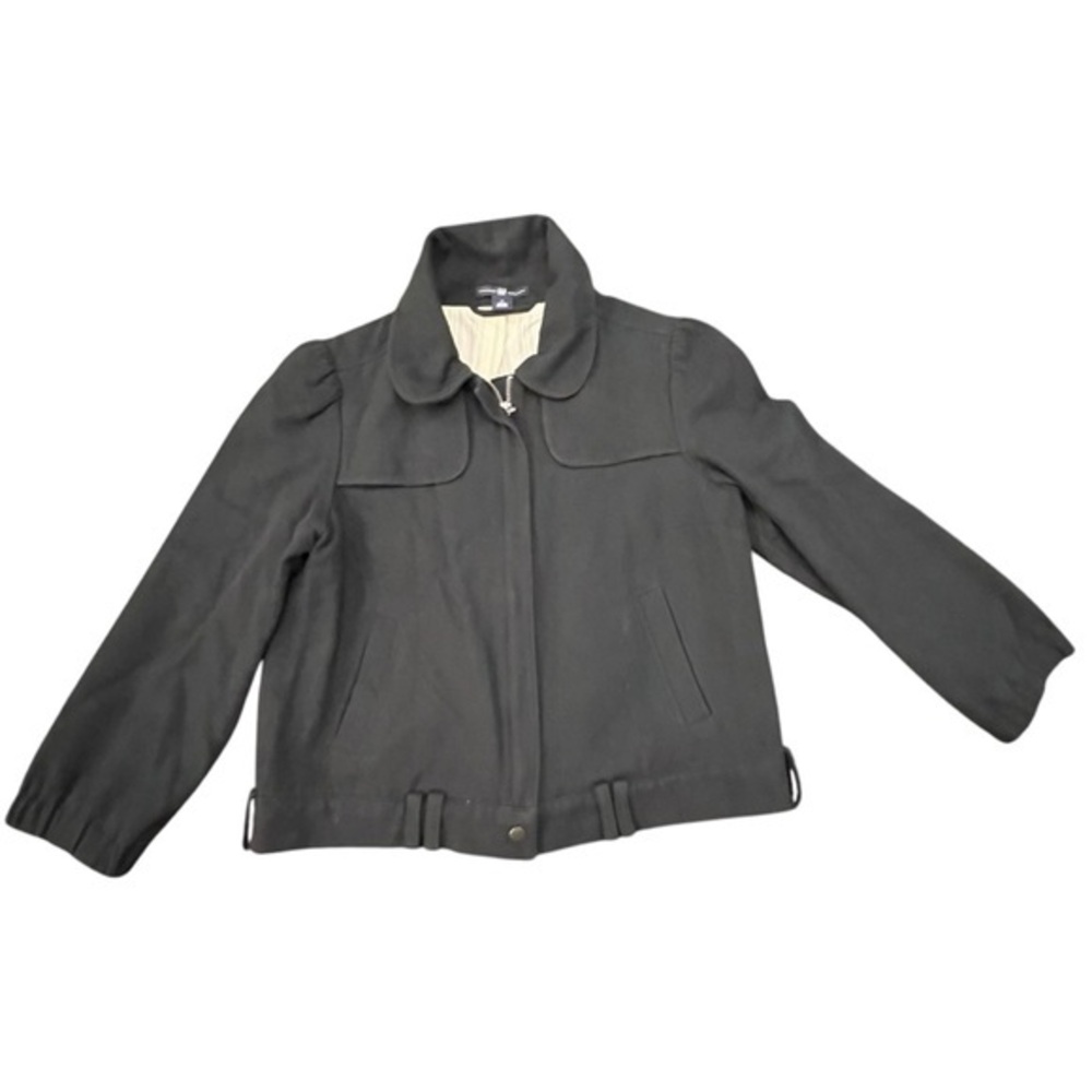 GAP Black Short Waist Jacket Women’s Size‎ Medium Cotton 2008 Lined Feminine